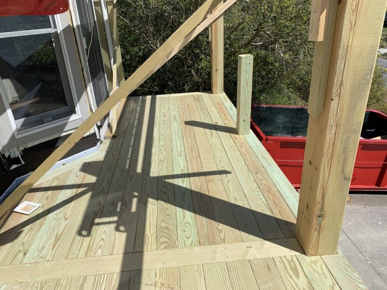 First Level of Decking
