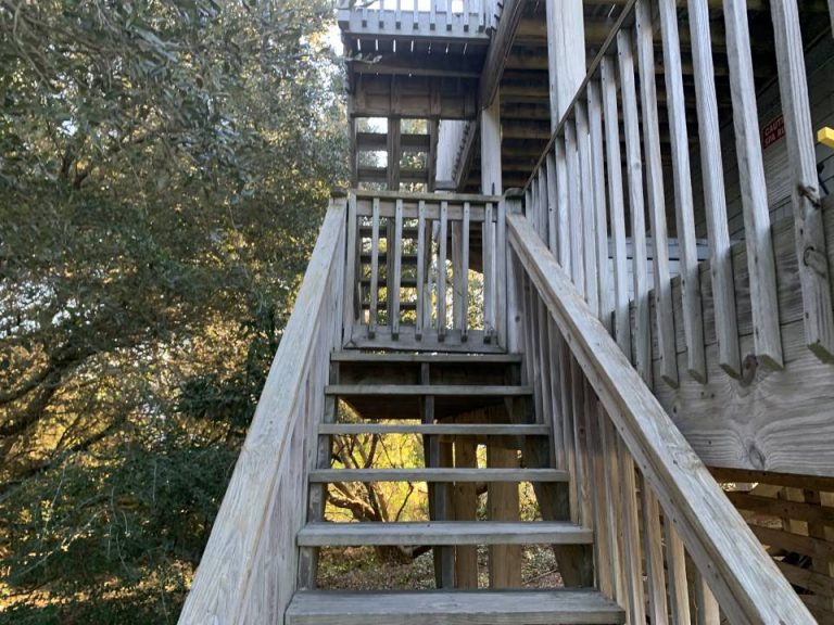 Old Deck Stairs