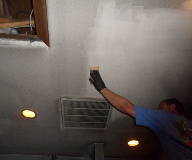 soot removal by hand
