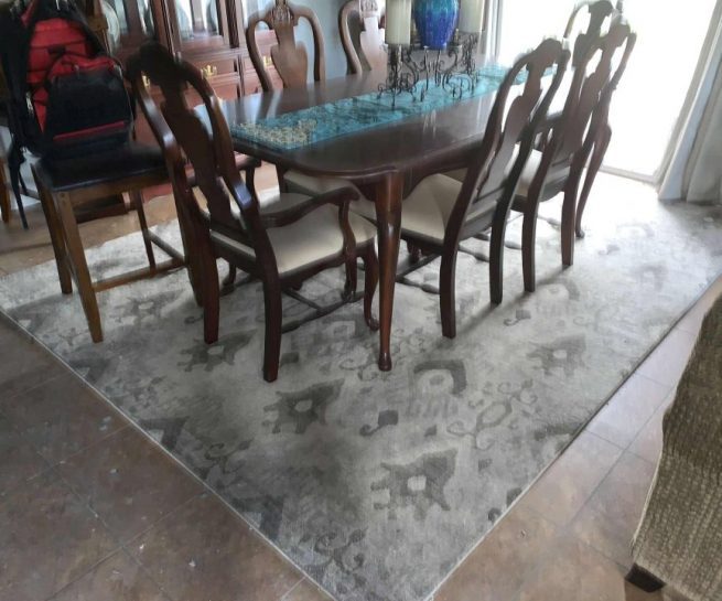 Soot on Table and Chairs