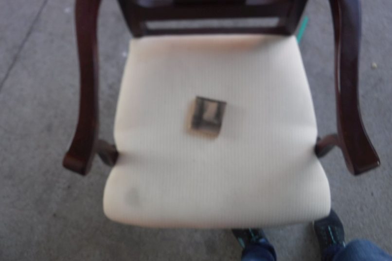 Chair Soot Damage Cleaning
