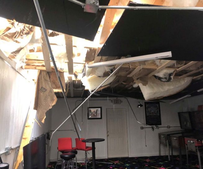 Flippers Grandy NC Tornado Damage