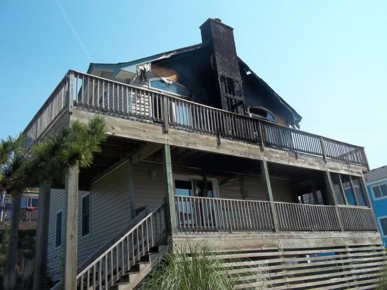 Lightning Strike Fire Damage Corolla NC