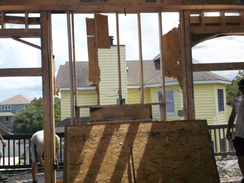 Fire Damage Reconstruction Prep