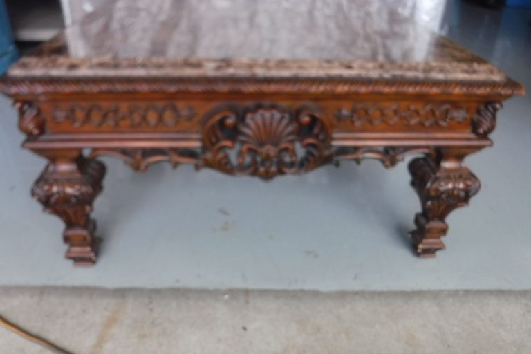 Soot Damaged Table