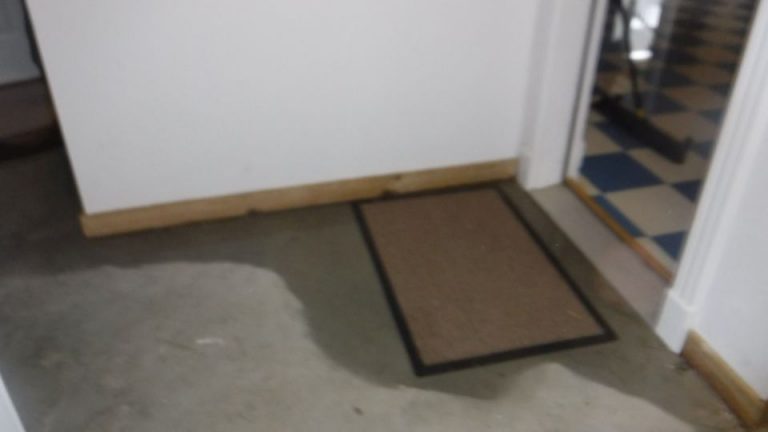 sewage seeping