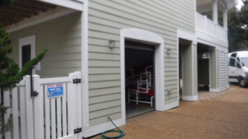 sewage path to exterior of home