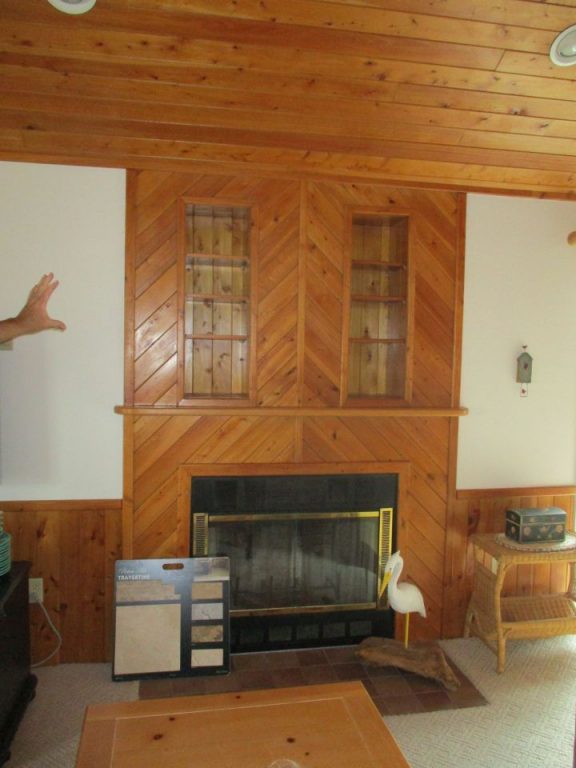 fireplace before