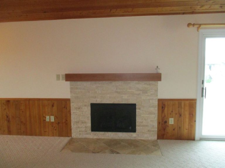 fireplace after