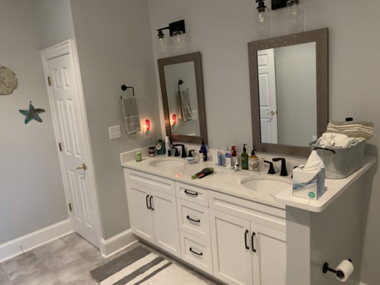 vanity after remodel