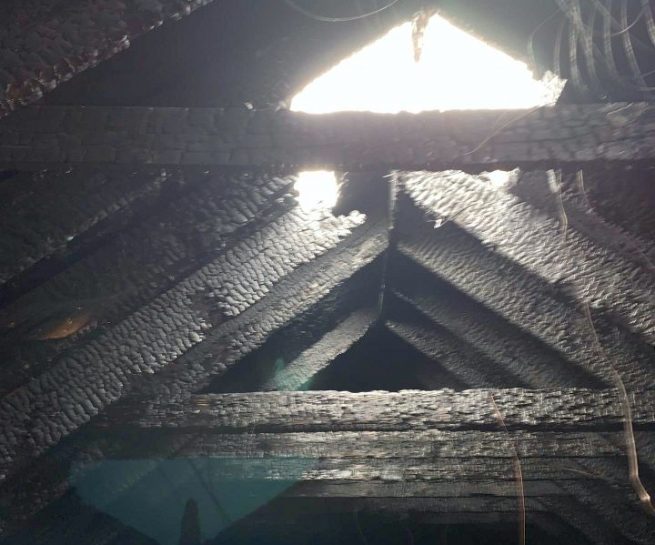 Kitty Hawk NC Attic Fire