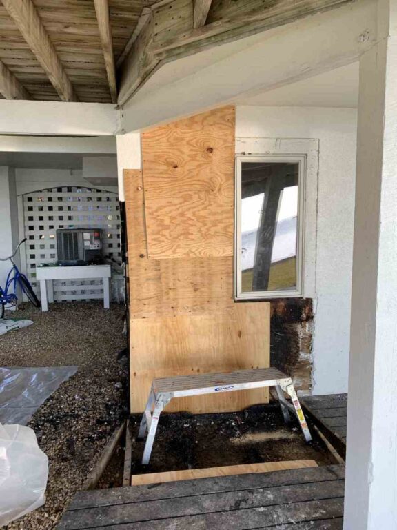 Board up process begins