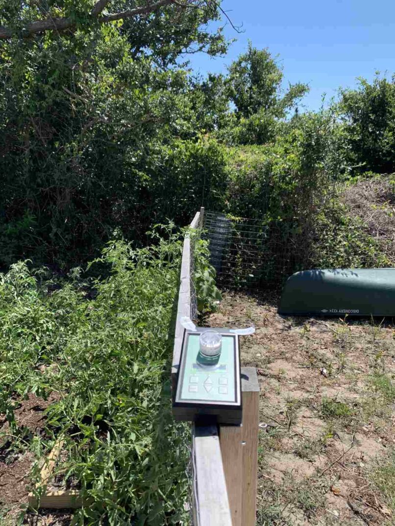 air sampling taken outside