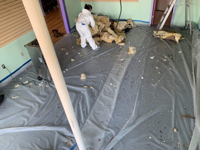 team removes debris as we go along always keeping jobsite clean