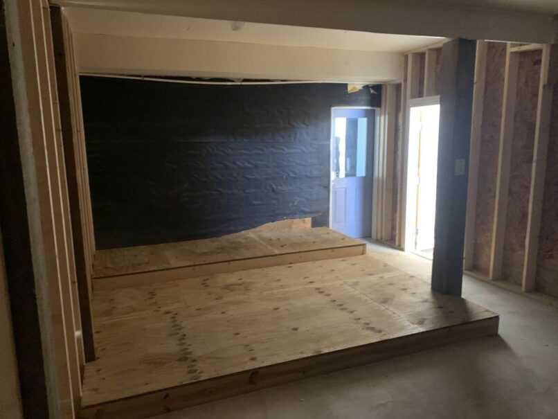 framed for theater seating