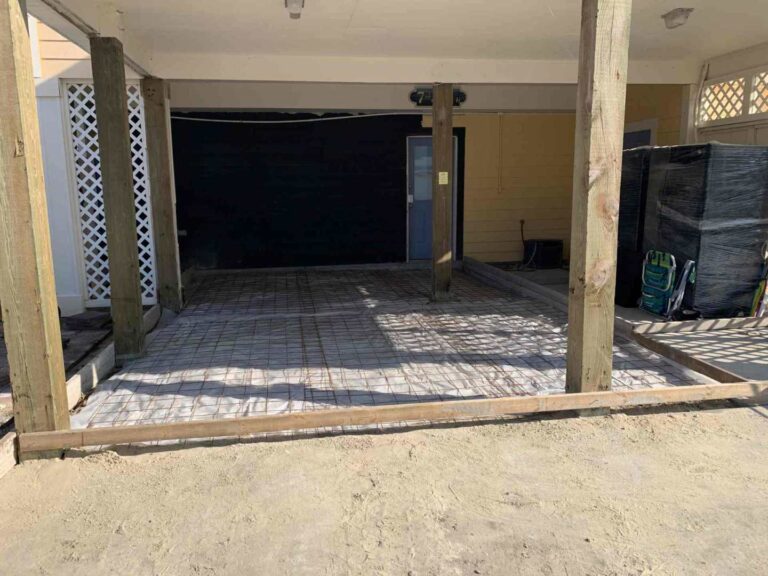 Preparing for concrete