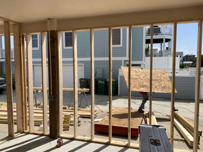 Framing begins
