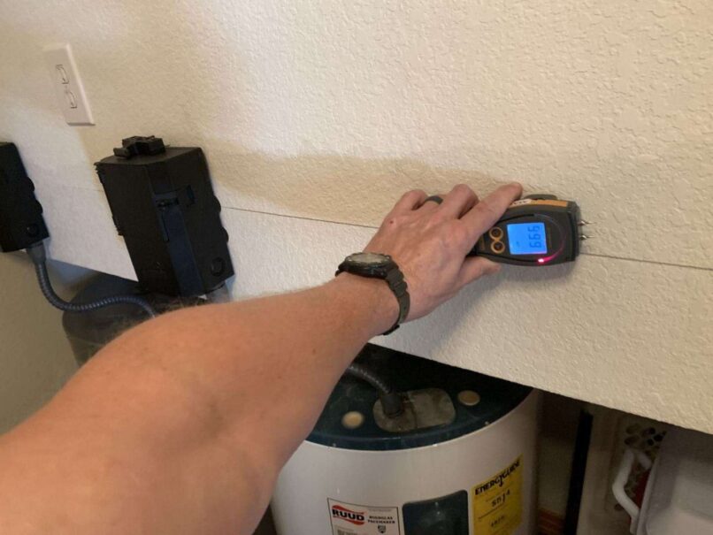 diagnostics show totally wet