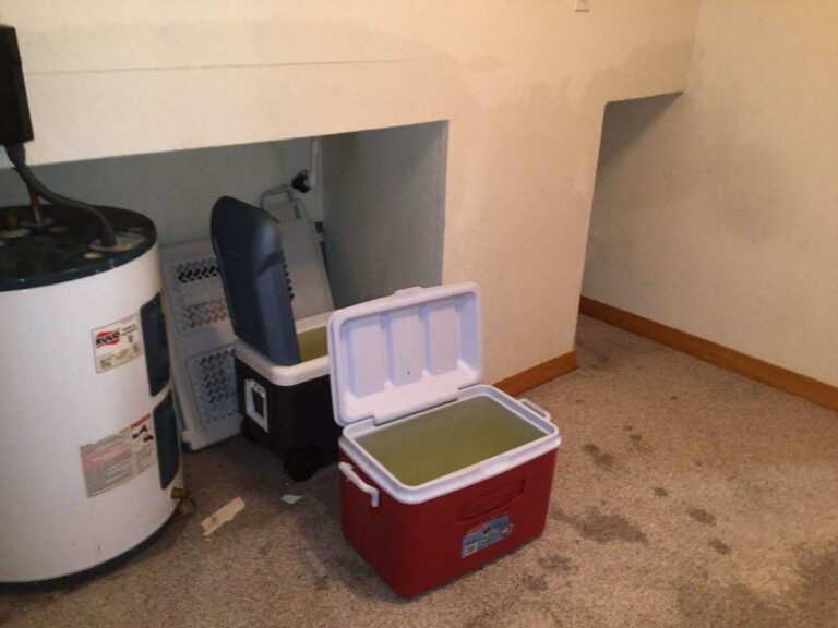 high volume water flow filled 2 closed coolers with runoff