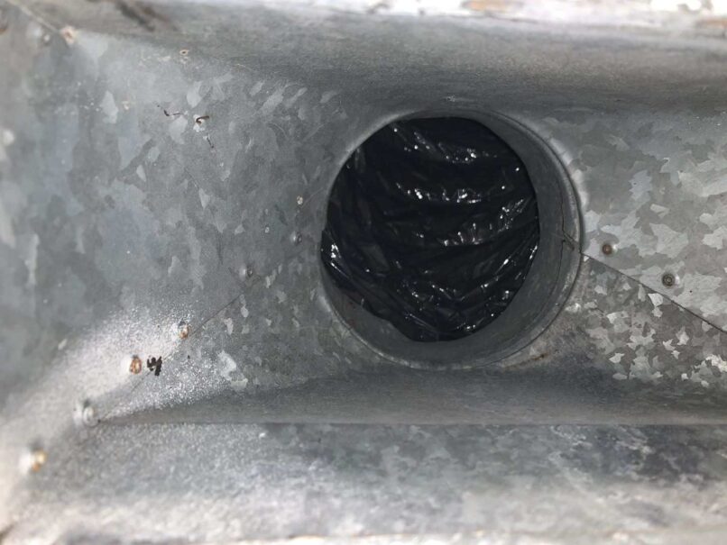 cleaned air duct vent