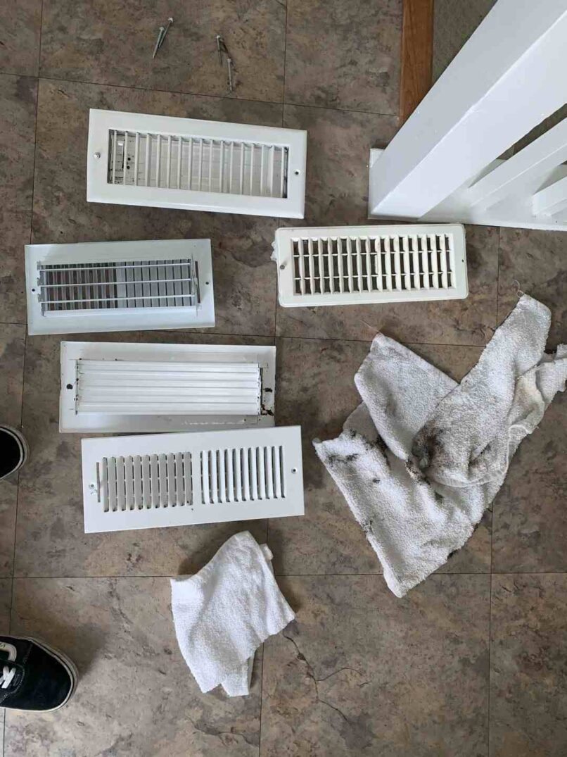 all vents get dirty