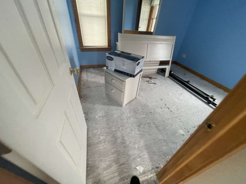 After drying, drywall repaired, painted, ceilings are rebuilt