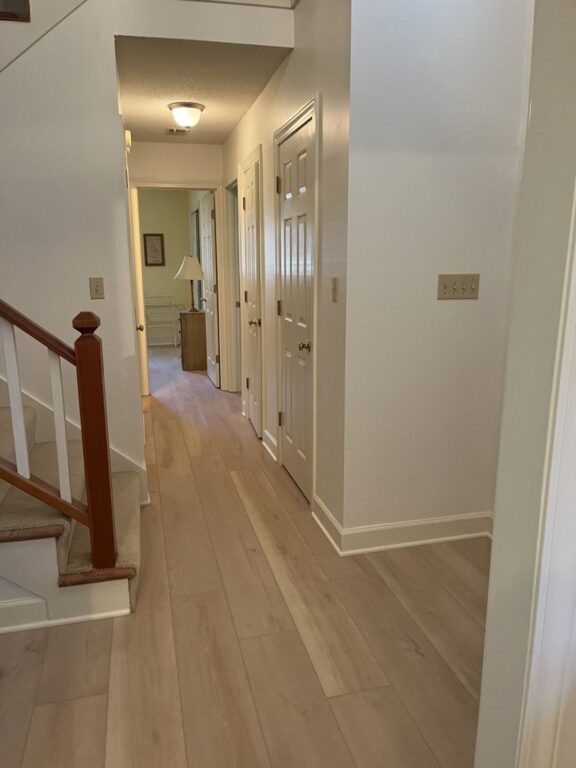 Final flooring