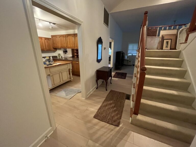 Final entry area
