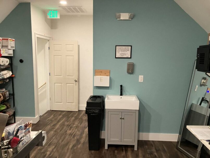 New Office upstairs exit AFTER