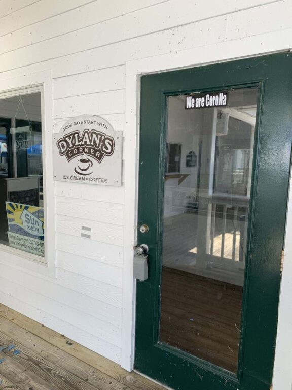 Old ice cream shop Front Door Before