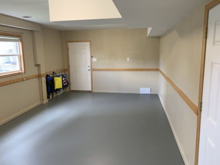 Finished off game room, dried, painted, and ready to play!