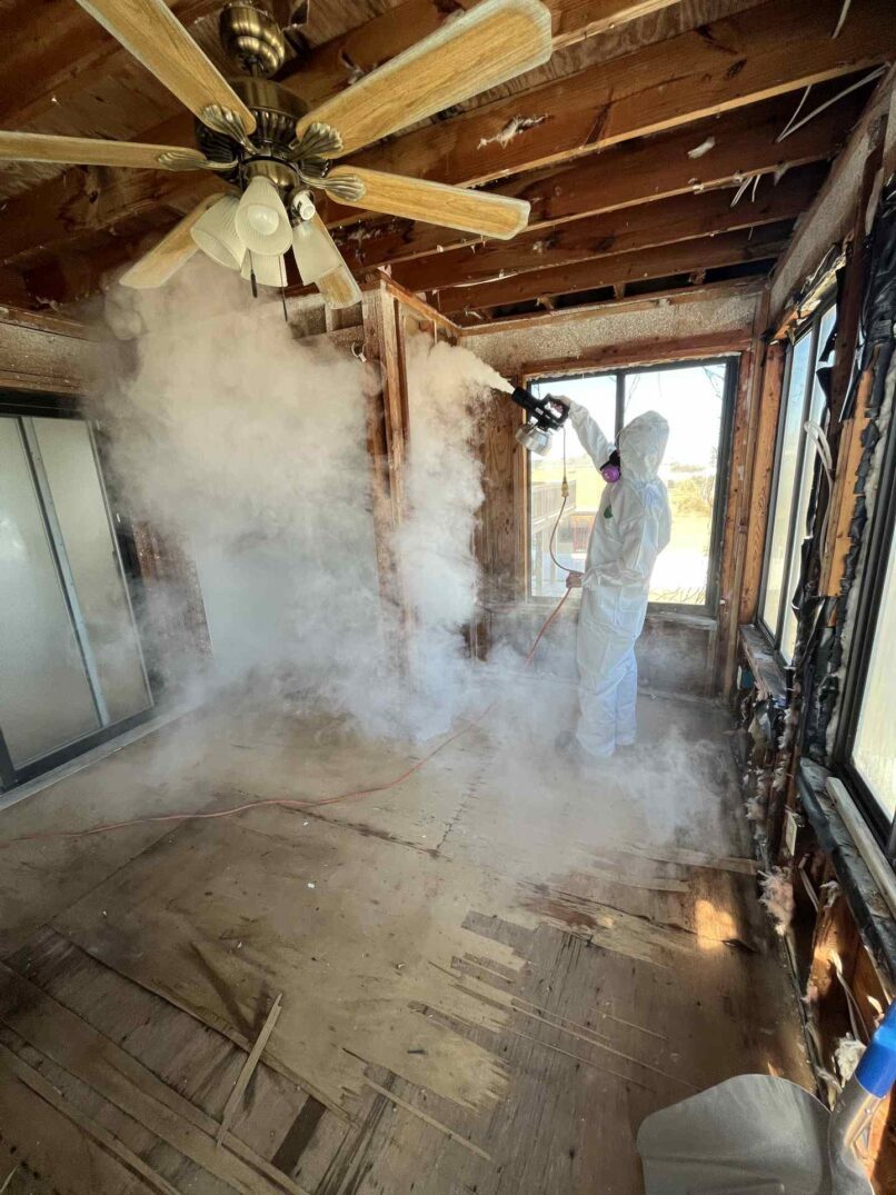 fogging house to address bacteria concerns