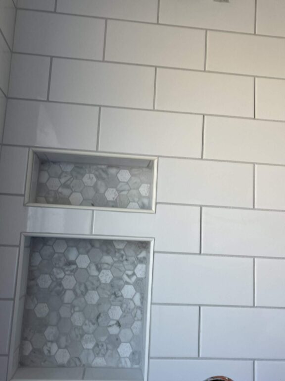 Tile detail in nook