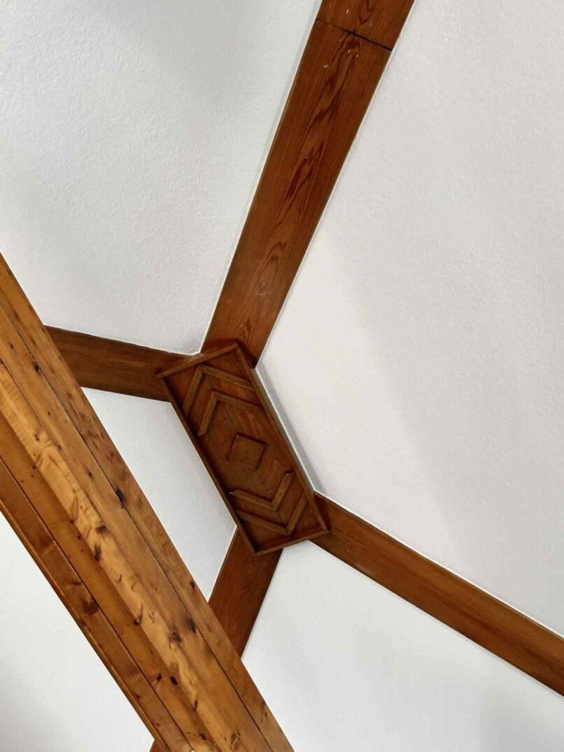 Ceiling clean and painted