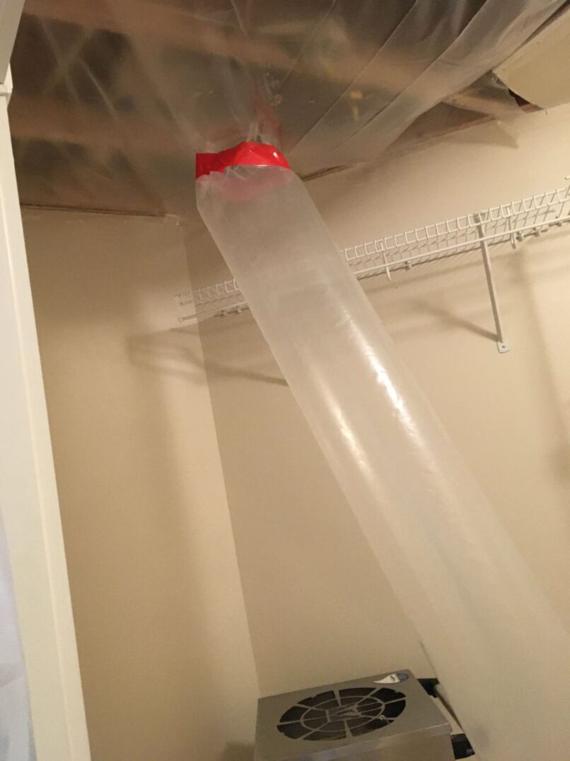 drying of wet framing