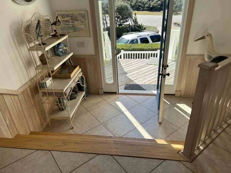 Entrance before