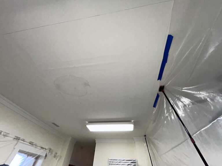 Water stain on ceiling is the issue
