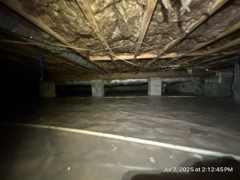 installed the new insulation