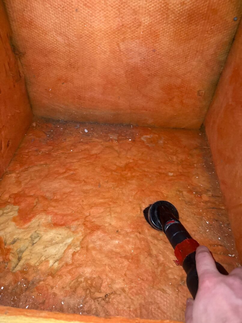 debris accumulates in the ducts for years